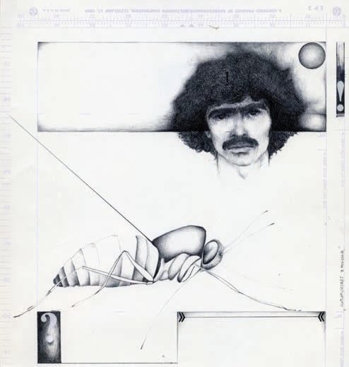 Krzysztof Jung, Autoportret z muchą, 1979